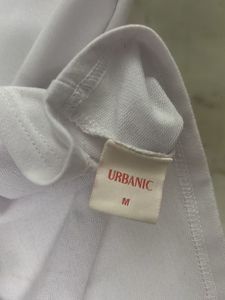 White Cropped Hoodie