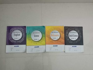 AllenNew unused X Compendium books CBSE