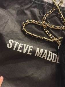 Steve Madden Quilted Black Crossbody Bag
