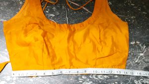 Vibrant Orange Saree