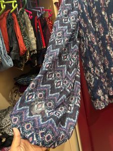 Boho Print Long Sleeve Top