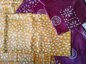 Batik Print Dupatta Set