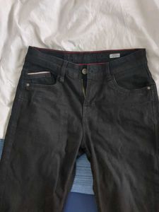 Roadster straight fit black jeans 32