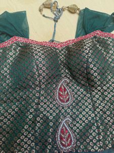 Designer Embroidered Halter Neck Blouse