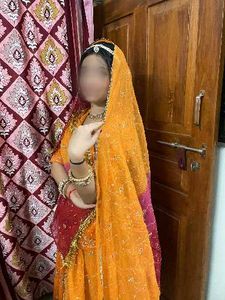 Vibrant Orange &amp; Pink Lehenga Choli