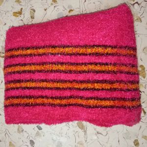 Shining Pink Colour Shawl For Women 💝