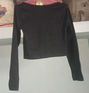 Black Long Sleeve Top
