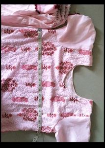 XL pretty chikankari kurta set 3 pc