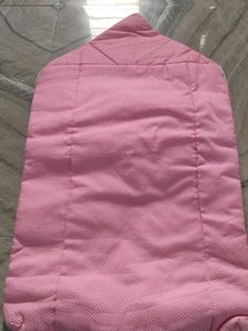 Baby Pink Polka Dot Swaddle Sack