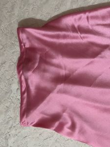 Cute polka tube top with Satin skirt🎀