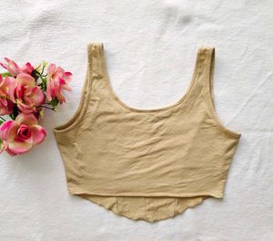 Shein : Ribbed Corset Tank Top