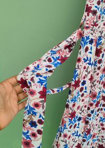 Floral Print One Piece Dress 👗#STUDIO