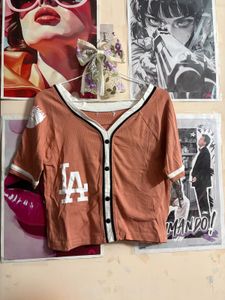 LA Dodgers Baseball Jersey Top