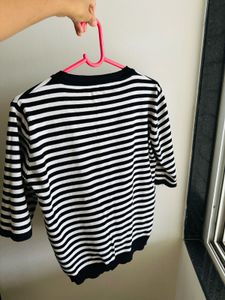 Striped Top with "Wild Beautiful &amp; Free" Print