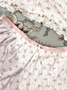 Cute Coquette Bow Pajama Set