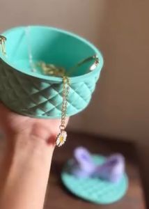 Cute Bow Trinket Box Jewelry Organizer