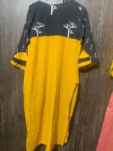 Stylish Yellow Kurta