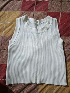 Ribbed Sleeveless Tank Top