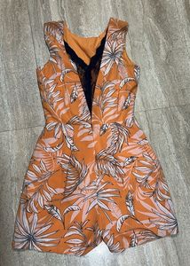 Tropical Print Romper