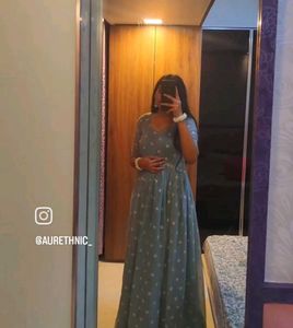 Beautiful Indo-western Onepiece Kurti Anarkali