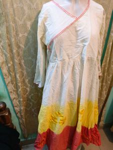 Elegant Ombre Anarkali Kurta Set