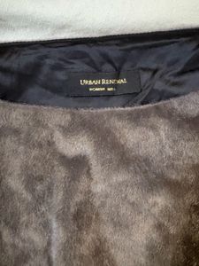 Royal Fur Peplum Top