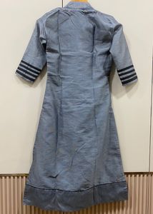 Women’s Grey Kurta With Black Palazzo