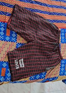 combo of  Plaid Shorts