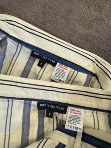 Hww Stripe Shirt &amp; Shorts Coord, New