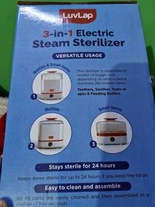 LuvLap 3-in-1 Electric Steam Sterilizer