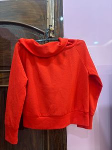 Chic Red Textured Top