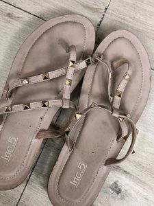 Studded Flat Sandals