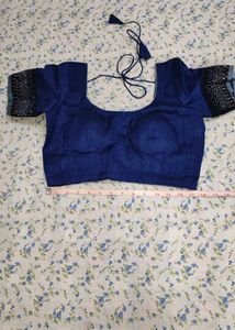 Blue Beautiful Saree With Blouses