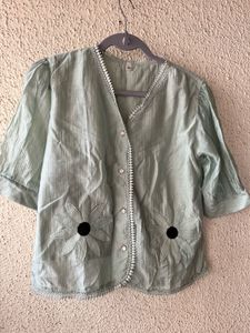 Light Green Floral Kurta top