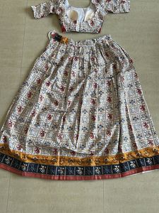 Bohemian Print Lehenga Choli Set