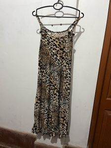 Length-39,,Leopard Print Slip Dress