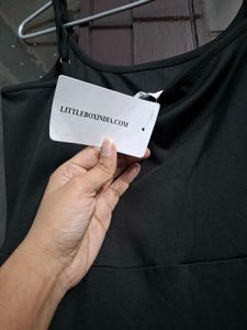 Black Ruched bodycon Dress