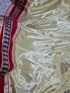 Elegant Red &amp; Yellow lehenga choli with Embellishm