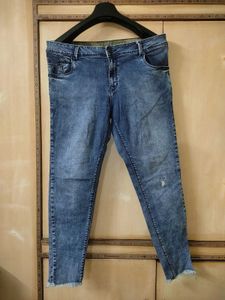 Recap Women Blue Skinny Fit Jeans | Waist 34 inch