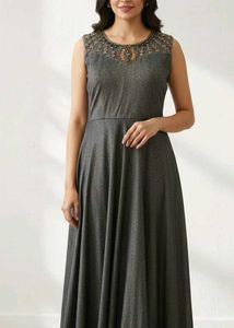 Grey Ithnic Gown