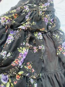 Floral Tiered ruffled Maxi Dress