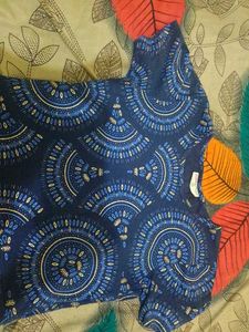 Bombay Paisley Blue  top