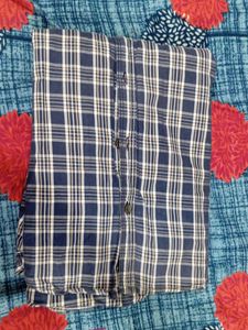 X-Colors Blue Plaid Flannel Shirt