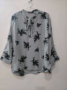 Printed Bow Top