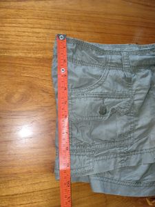 Green mini Y2K Cargo Shorts