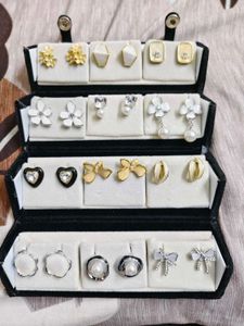 Pack of 12 Elegant Earrings Set