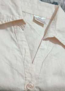 Classic Cream Button-Up Shirt