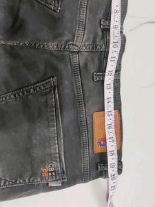 New Rfox 42 size Men's Charcoal Wash Jeans