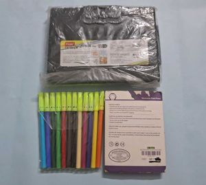 Art Supplies Set Pens and Glitter Glue