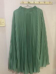 Pleated Midi Skirt